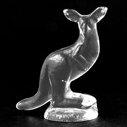 Bertil Vallien (Boda Zoo 1975) Kindhearted Kangaroo 12 cm