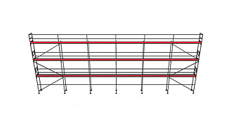 Modulaarinen telinepaketti 22 (18 x 8 m)