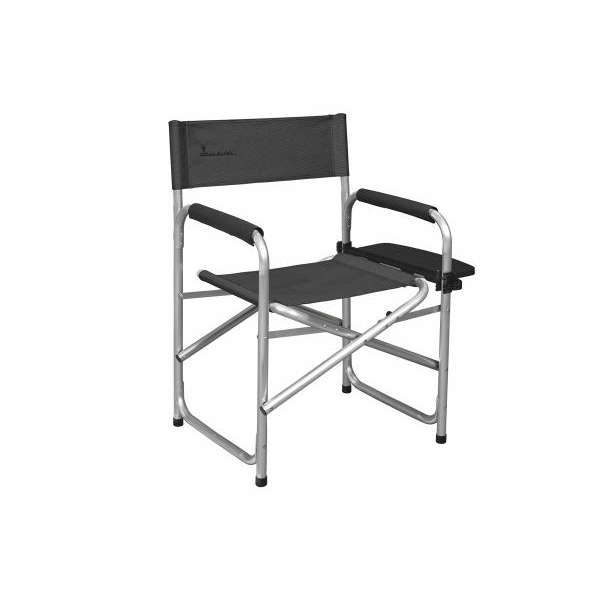 Regissörstol Isabella med sidobord, mörkgrå