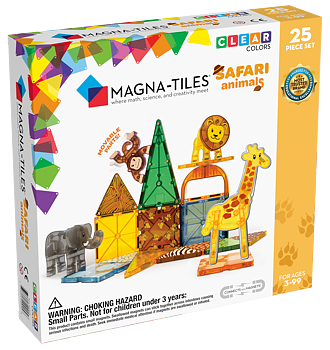 Magna-tiles, Safari Animals - 25 pcs