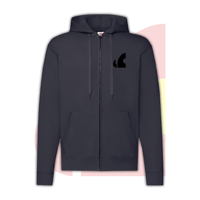 Viking Zip-Hood Navy Unisex - 483:-/st