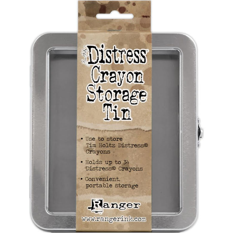 Distress Crayon storage tin (Crayons, embossing glaze etc)