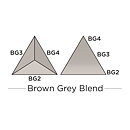 Spectrum Noir Triblend Alcohol Brush Marker - Brown Grey Blend