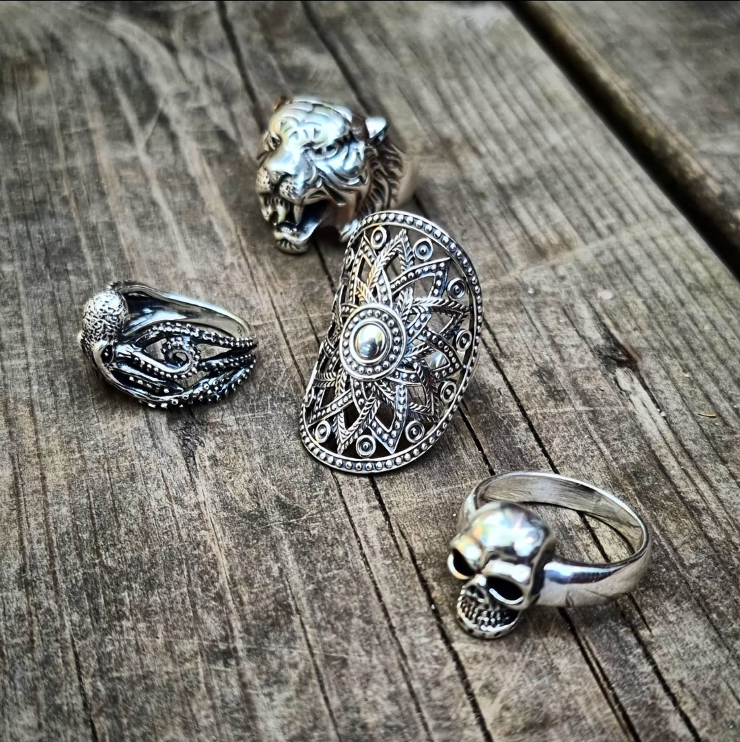 Ring 925 Silver - Octopus - 3