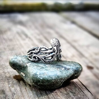 Ring 925 Silver - Octopus
