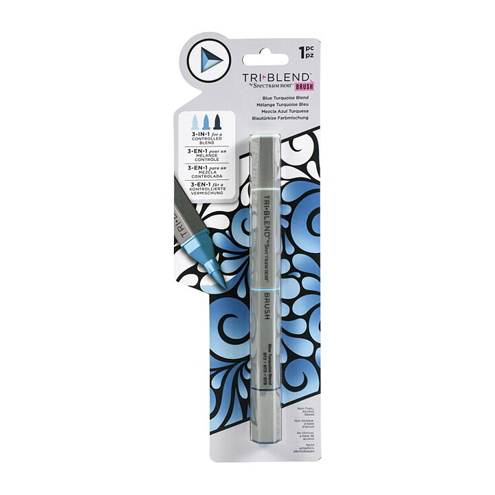 Spectrum Noir Triblend Alcohol Brush Marker - Blue Turquoise