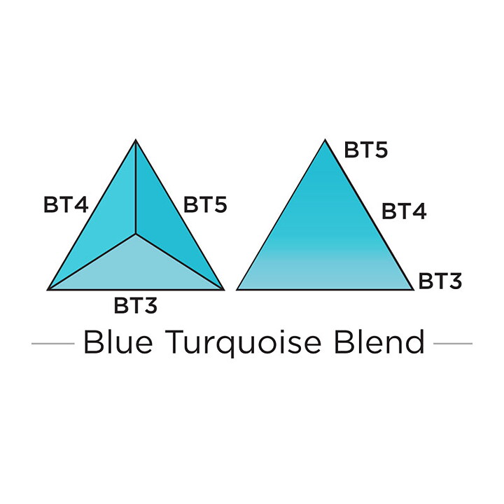 Spectrum Noir Triblend Alcohol Brush Marker - Blue Turquoise