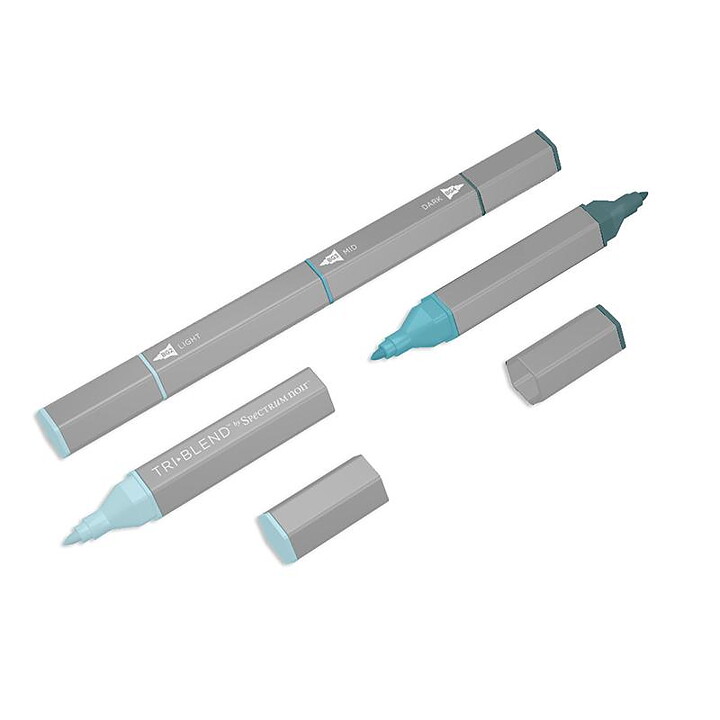 Spectrum Noir Triblend Alcohol Brush Marker - Blue Turquoise