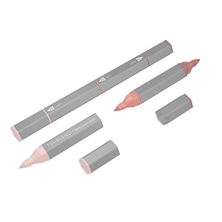 Spectrum Noir Triblend Alcohol Brush Marker - Coral Blend