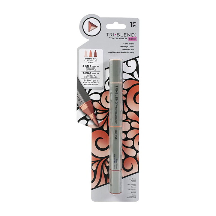 Spectrum Noir Triblend Alcohol Brush Marker - Coral Blend