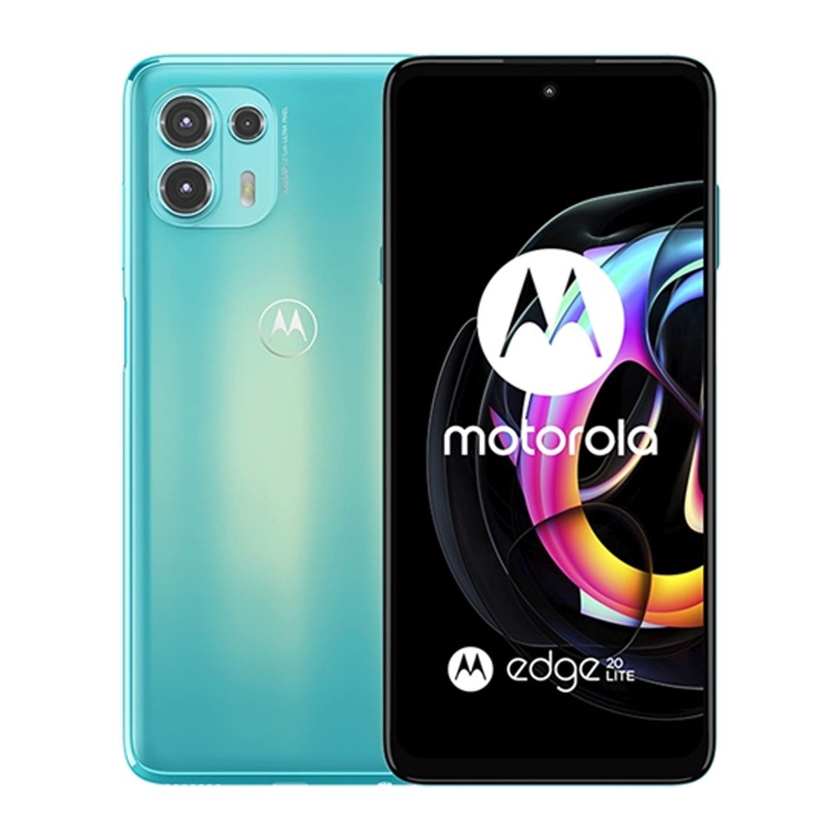 Motorola Edge 20 Lite 128GB Dual Sim - 2 År Garanti Helt Ny - Lagoon Green