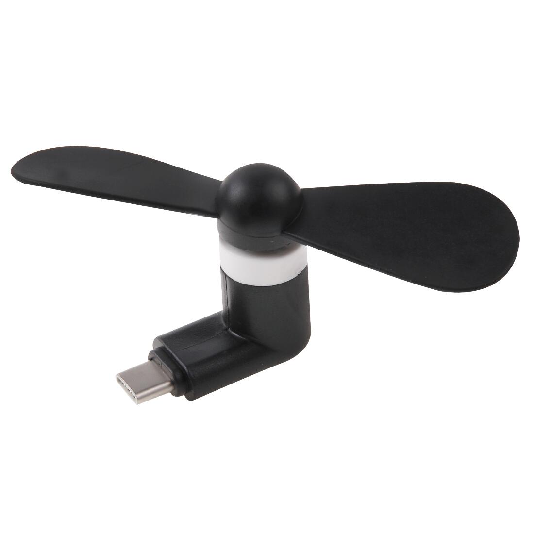 Mobilfläkt med Micro-USB - Svart - 3