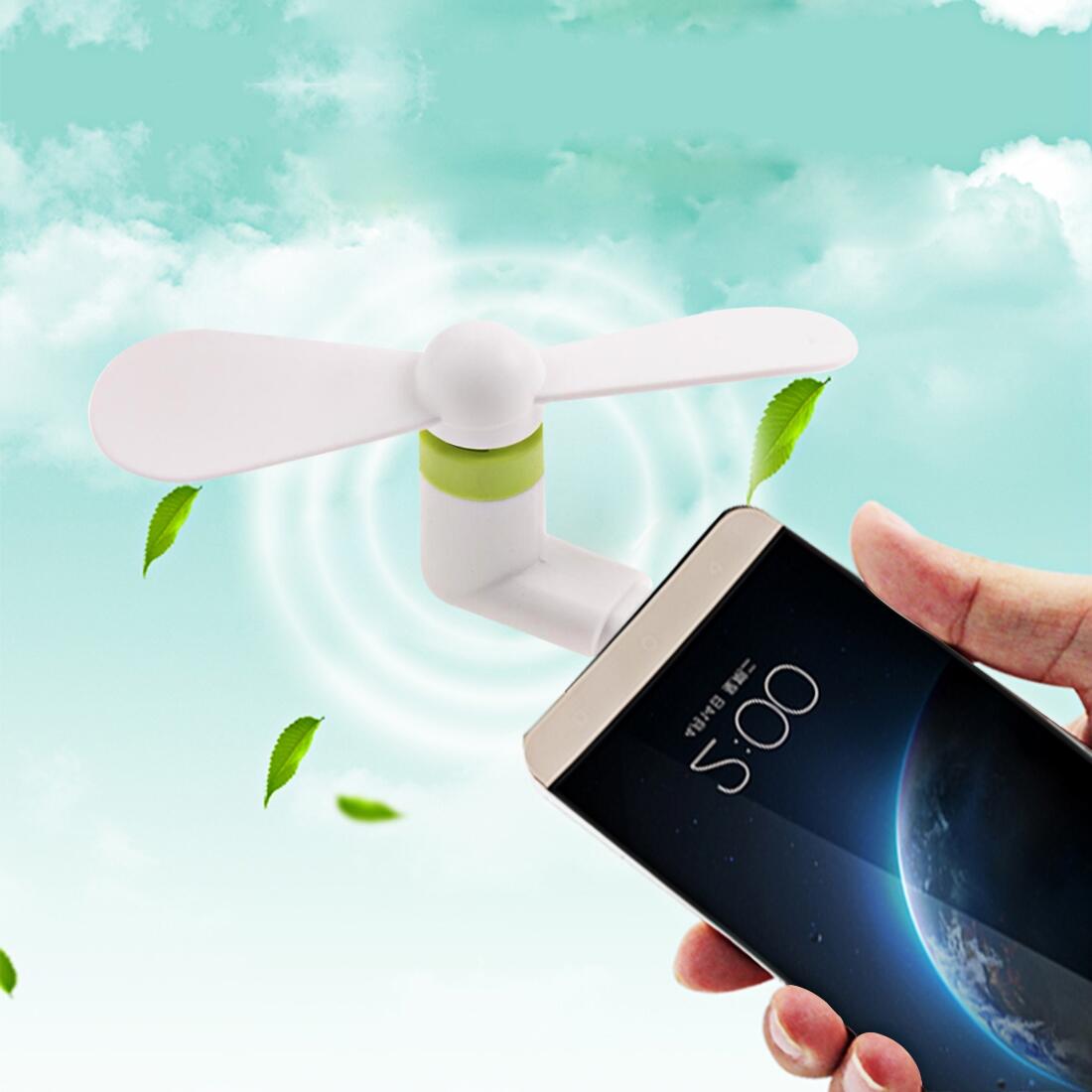 Mobilfläkt med Micro-USB - Svart - 2