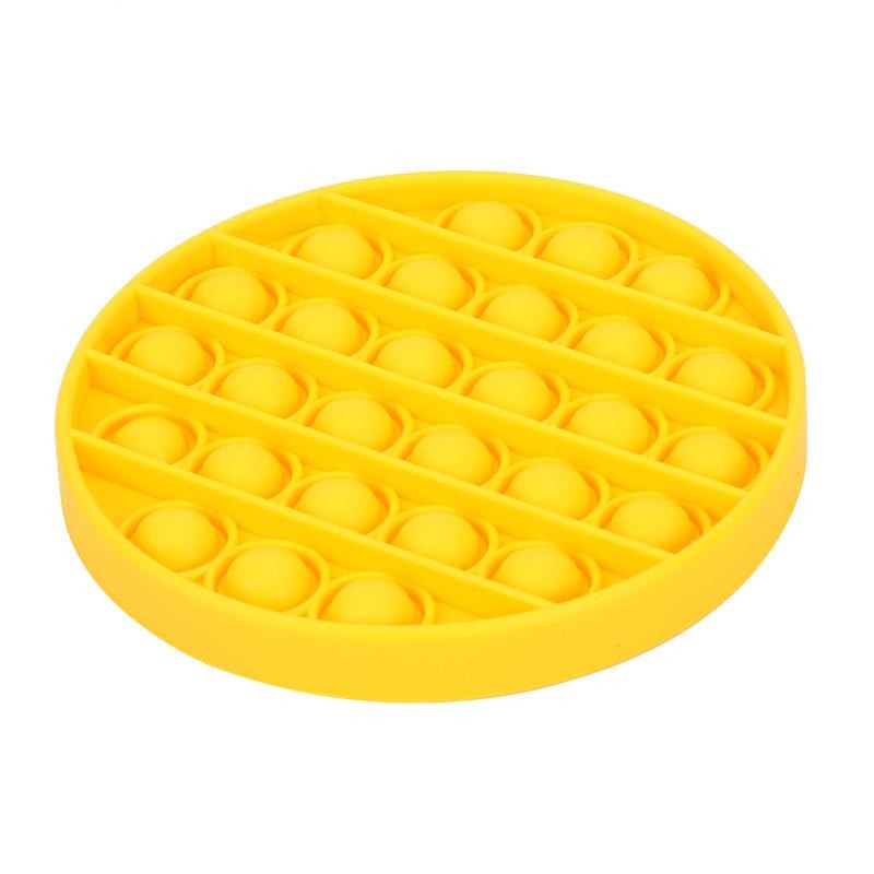 Fidget Toys - Fidget Leksak - Pop Cirkel Gul - 3