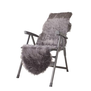 Fårfäll till campingstol, Royal Camping, grå