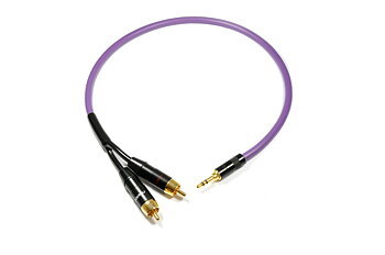 Melodika - Stereo 3.5mm uttag - 2xRCA Purple
