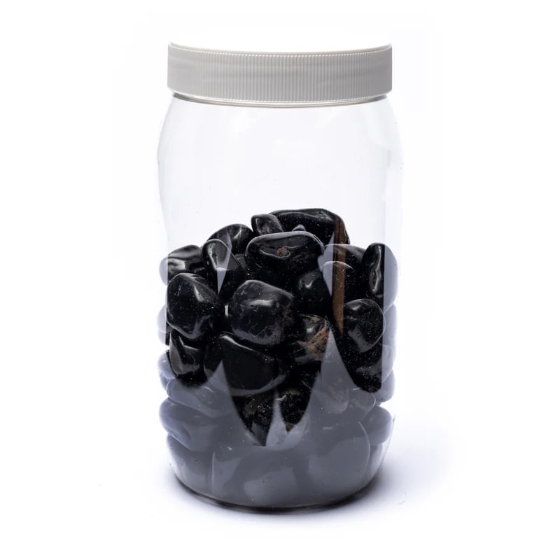 Black Onyx Tumbled Stones A Quality  ±1000  ±3-4 Cm - 2