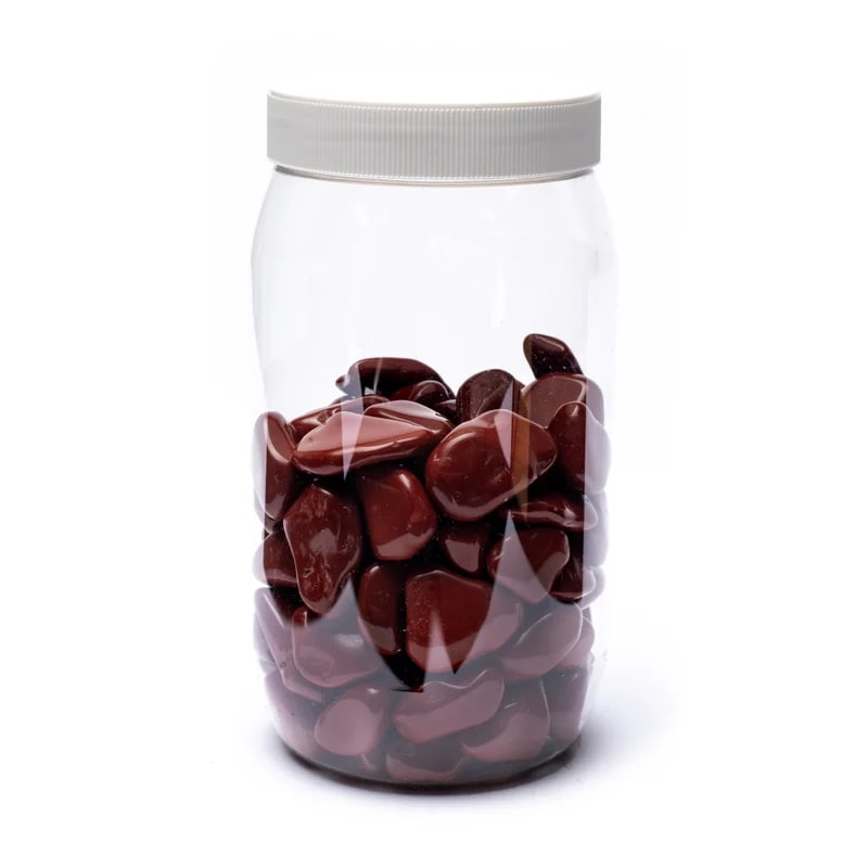 Red Jasper Tumbled Stones A Quality  ±1000Gr ±3-4 Cm - 2