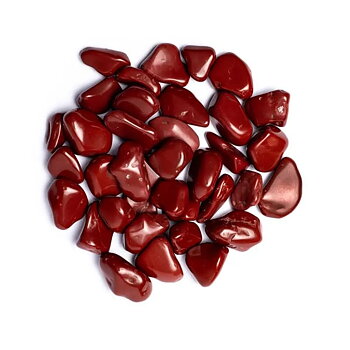 Red Jasper Tumbled Stones A Quality  ±1000Gr ±3-4 Cm