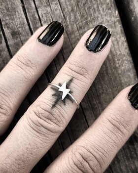 Ring 925 Silver - Lightning