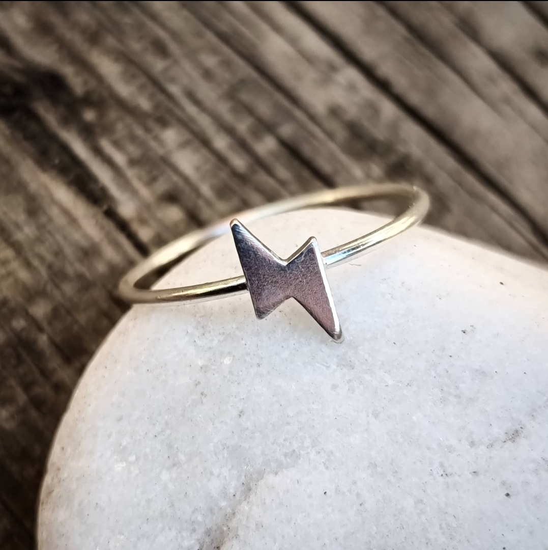 Ring 925 Silver - Lightning