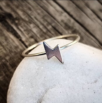Ring 925 Silver - Lightning