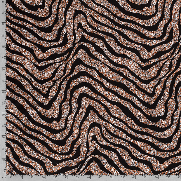 VISKOS JERSEY -  TIGER RUST - 2