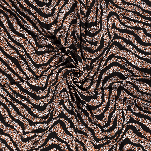 VISKOS JERSEY -  TIGER RUST