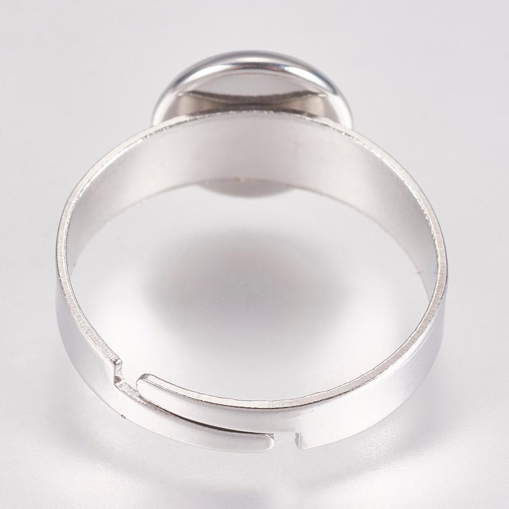 Ringstomme med infattning 8mm rostfritt stål - 5