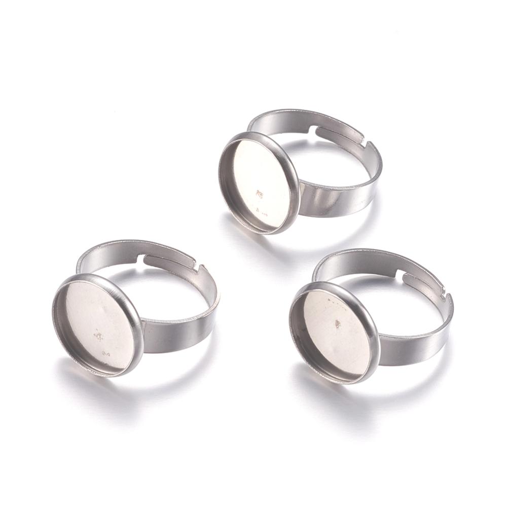 Ringstomme med infattning 8mm rostfritt stål - 3