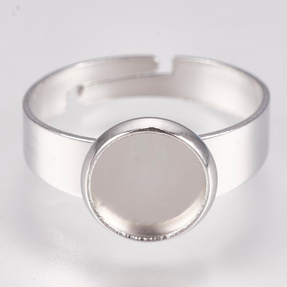 Ringstomme med infattning 8mm rostfritt stål - 2