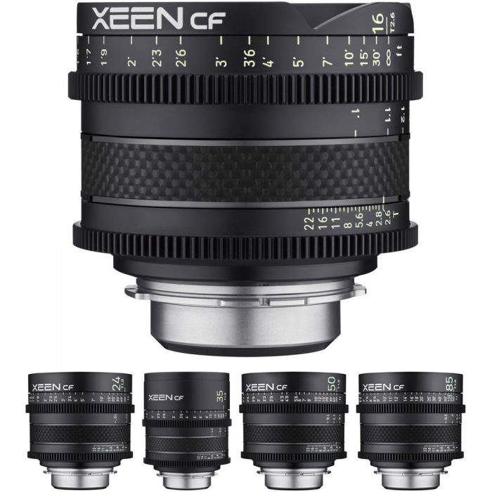 Samyang XEEN CF Cinema Prime lens Kit  Canon EF+Case  - 2