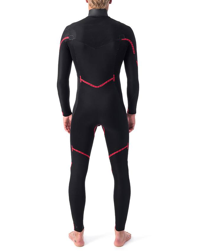 Rip Curl Dawn Patrol Perf 3/2mm Chest Zip Våtdräkt - 5
