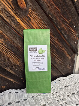 Förpackat te, grönt, Päron/grädde, 100g, Aftek