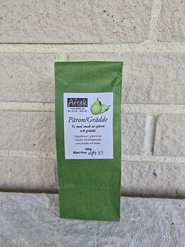 Förpackat grönt te, Päron/grädde, 100g, Aftek
