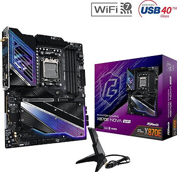 ASRock X870E Nova WIFI - 2 År Garanti Helt Ny Oanvänd - Original