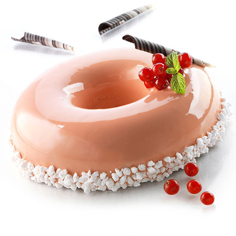 Silicone Resin Mold   Round  firm donut