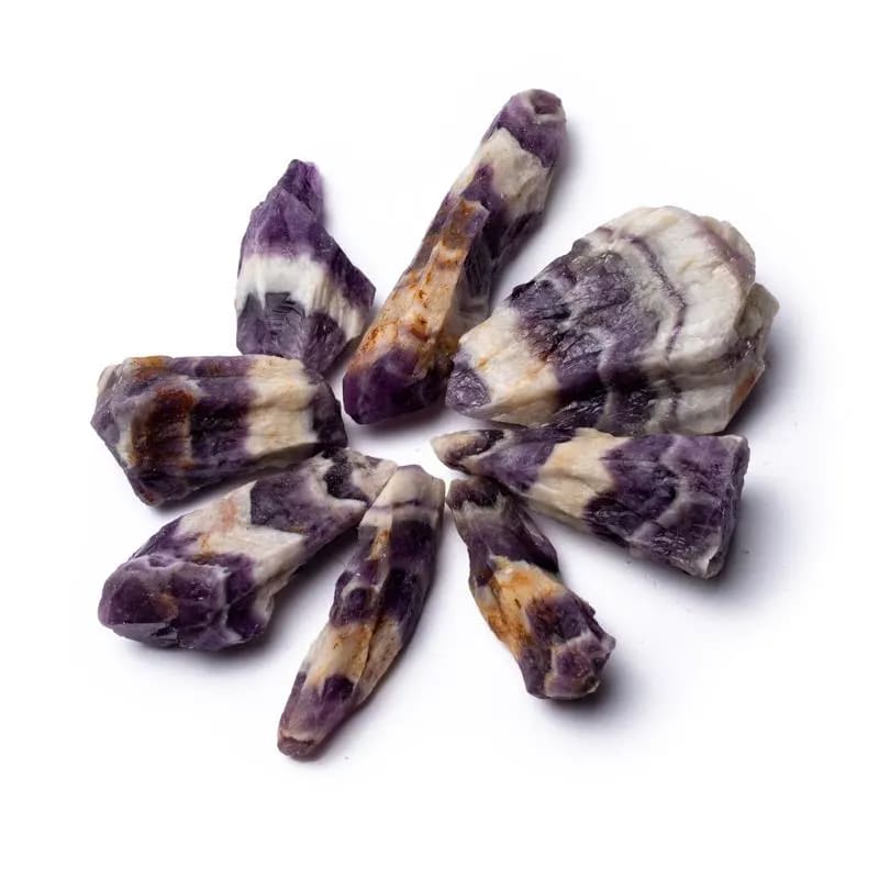 Rough Chevron Amethyst  ±1000 Gr ±4-6 Cm