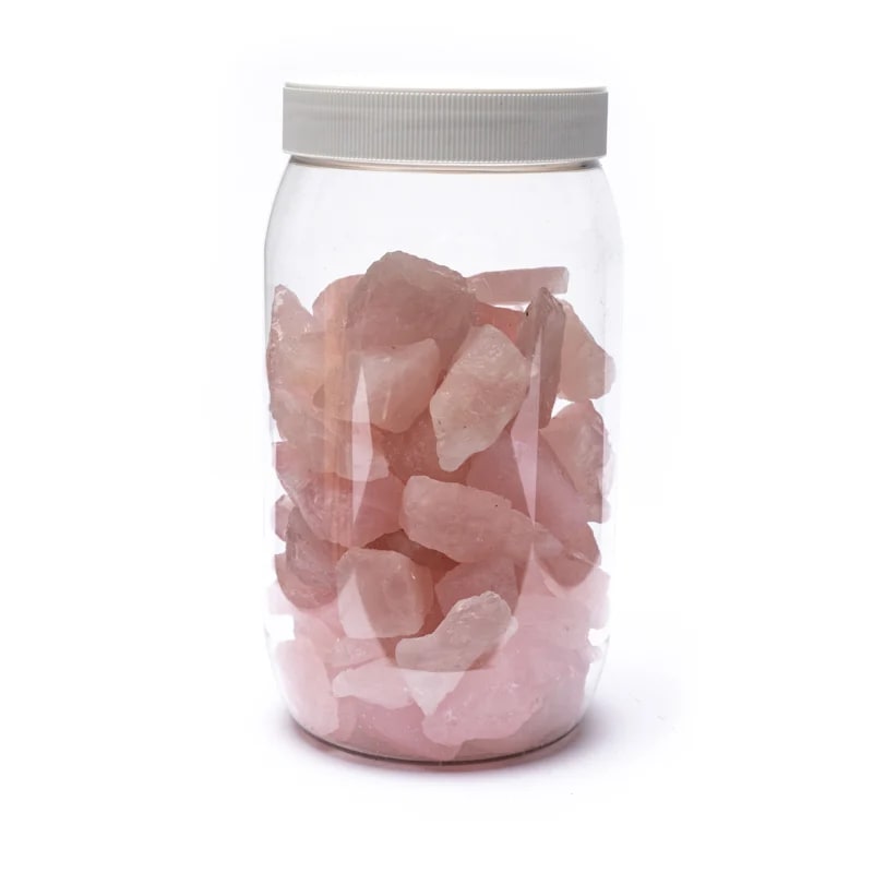 Rose Quartz Chips  ±1000 Gr ±1-3 Cm - 2