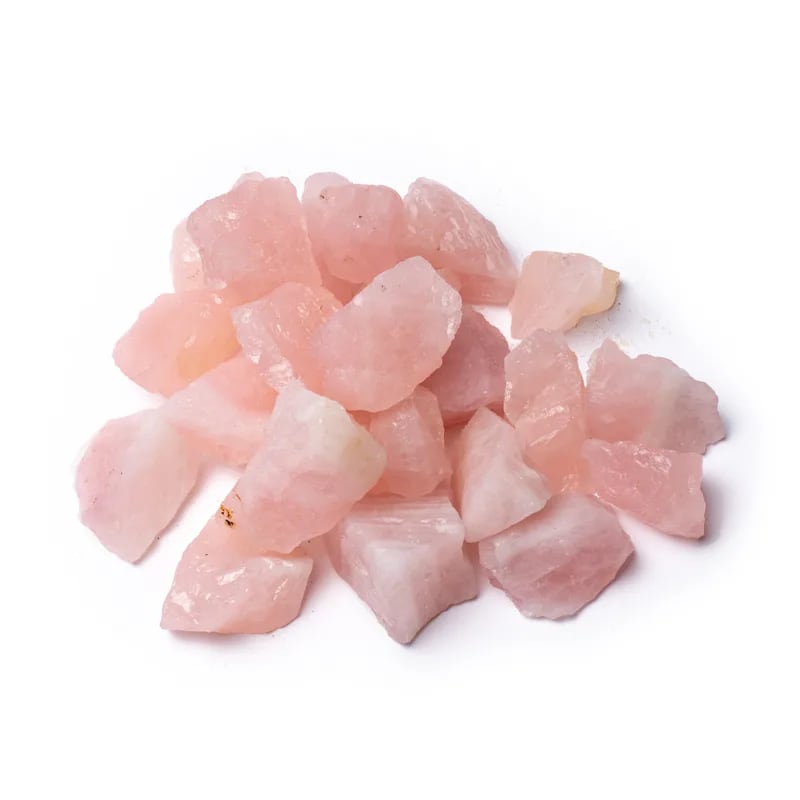 Rose Quartz Chips  ±1000 Gr ±1-3 Cm