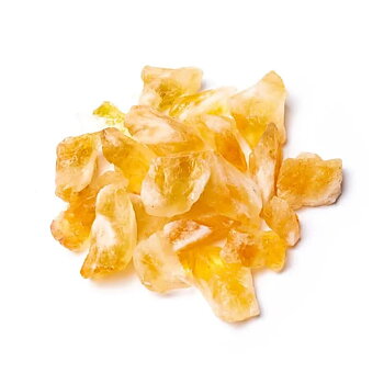 Rough Citrine (Burned Amethyst)  ±1000 Gr ±4-6 Cm