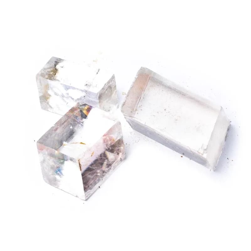 Rough Optical Calcite  ±250 Gr ±4-6 Cm