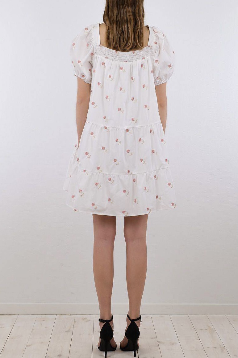 Neo Noir - Mima Rosy Dress White - 4