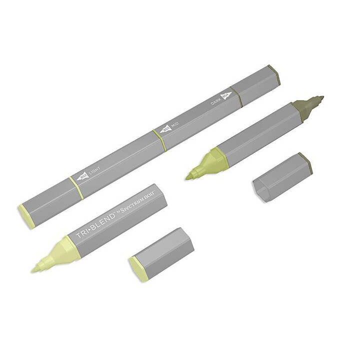 Spectrum Noir Triblend Alcohol Brush Marker - Citrus Green Blend