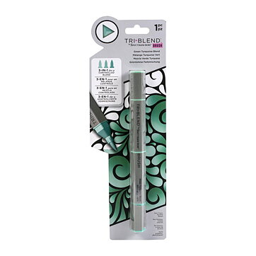 Spectrum Noir Triblend Alcohol Brush Marker - Green Turquoise Blend