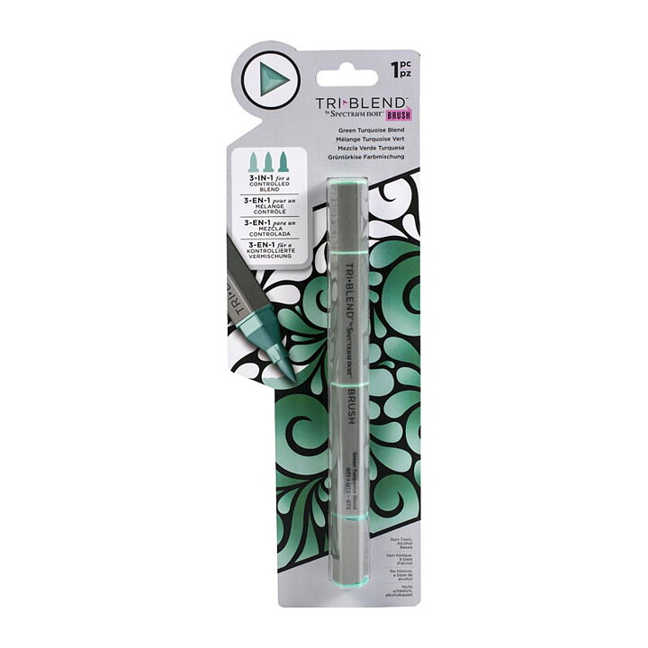 Spectrum Noir Triblend Alcohol Brush Marker - Green Turquoise Blend