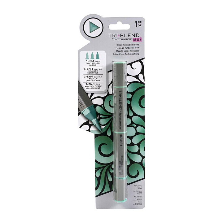 Spectrum Noir Triblend Alcohol Brush Marker - Green Turquoise Blend