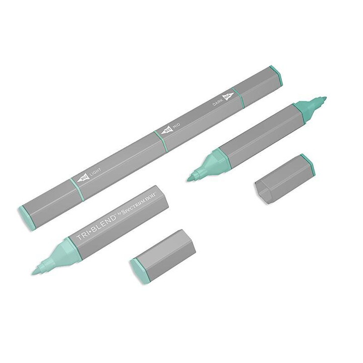 Spectrum Noir Triblend Alcohol Brush Marker - Green Turquoise Blend