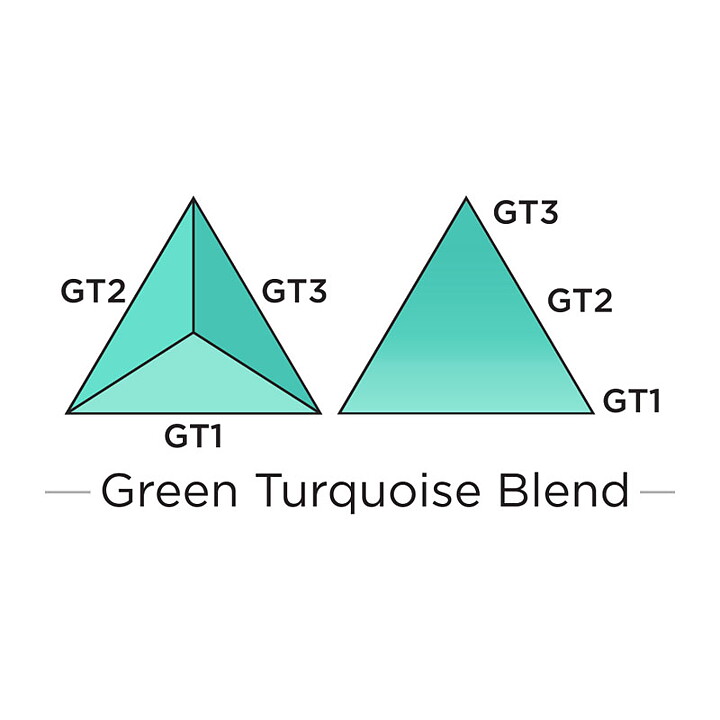 Spectrum Noir Triblend Alcohol Brush Marker - Green Turquoise Blend