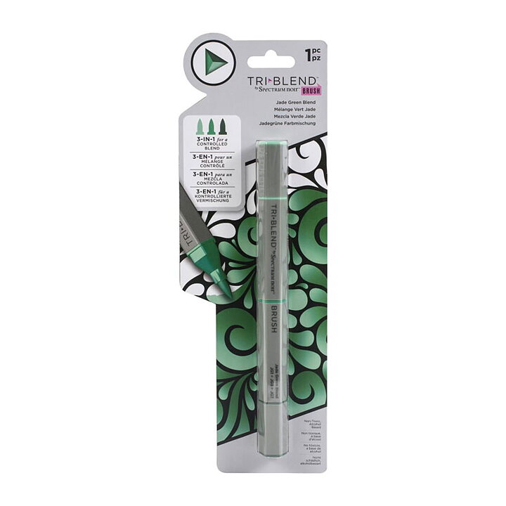 Spectrum Noir Triblend Alcohol Brush Marker - Jade Green Blend